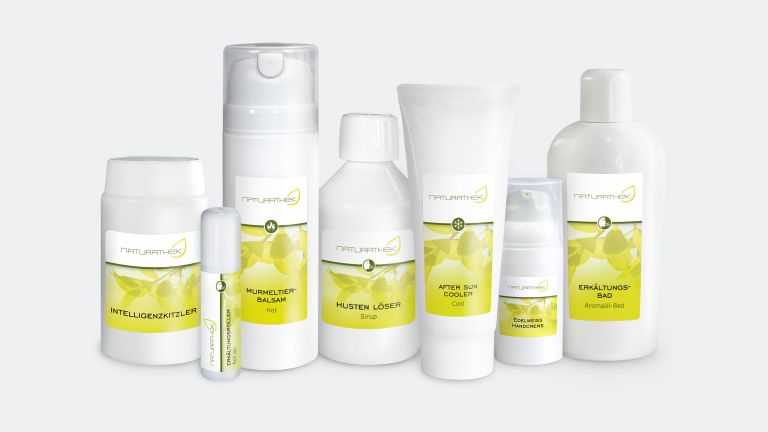 Etiketten Design für die Naturathek